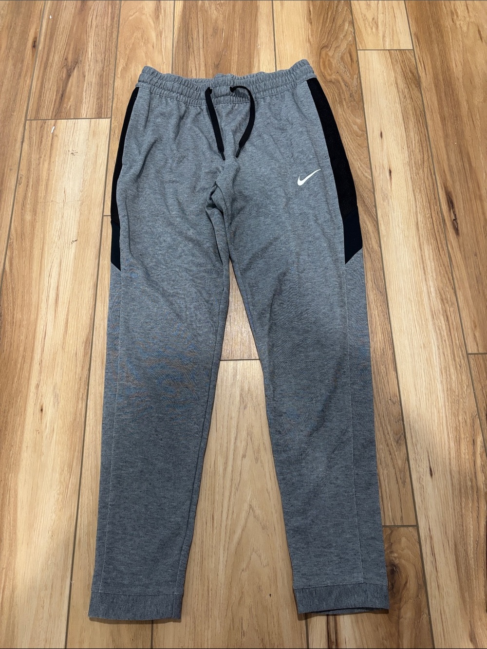 Nike Grey Joggers with Black Side Panels